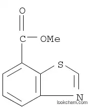 Molecular Structure of 1038509-28-2 (7-Benzothiazolecarboxylicacid,Methylester)